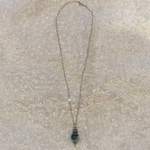 Necklace made with real flowers